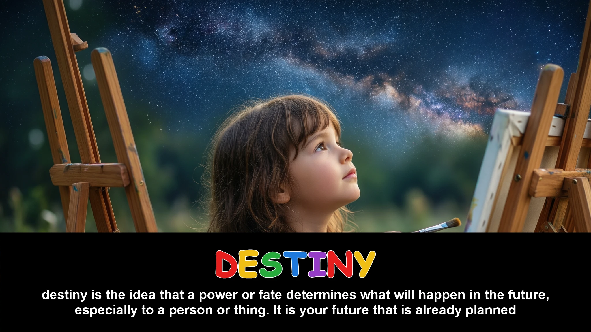 English Illustration for destiny